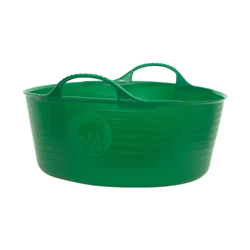 Red Gorilla TubTrug Flexible Small Shallow 15 Litre Green